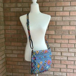 Vera Bradley Triple Zip Hipster Crossbody Bag